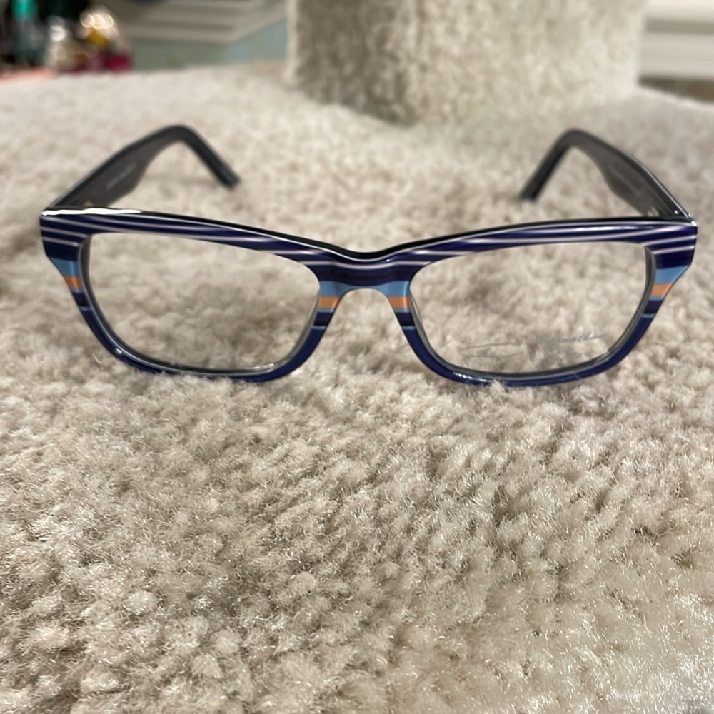 New Jonathan Cate “Plume” Blue eyeglass frames